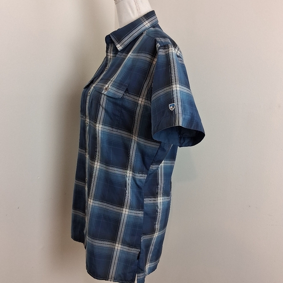 Kuhl Men's Response Men's Blue Stripped Shirt Size Small - Picture 8 of 11